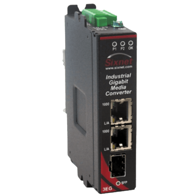 Red Lion SlimLine Plus Gigabit Industrial Connectivity, SLX-3EG